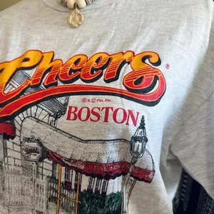 Vintage Cheers Boston Single Stitch T-Shirt XL Hanes Beefy Tee Graphic Retro thumbnail 2