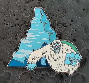 Disney parks 2025 Disneyland Icons Matterhorn Bobsleds Abominable Snowman pin thumbnail 1