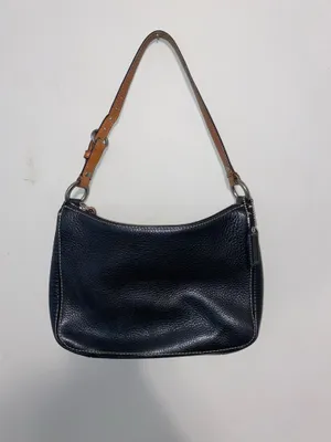 Coach Black Leather Shoulder Bag thumbnail 2
