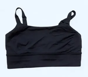 Lululemon adjustable strap black sports bra thumbnail 1