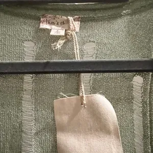 Hem & Thread Green Cardigan Sweater thumbnail 3