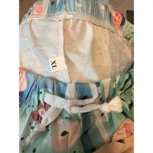 Women’s Multicolor Floral Cactus Lounge Shorts Elastic Waist Drawstring thumbnail 3