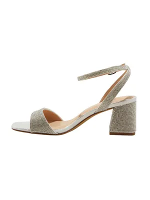 A New Day Shannon Block Heel Sandals 89469406 Silver Gray 6.5M thumbnail 11