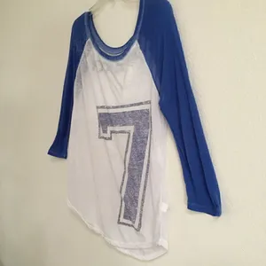 Bethany Mota Y2K burnout raglan baseball Tee L Motavator‎ thumbnail 4