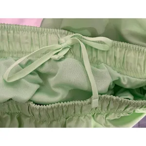 Nike Womens Running Shorts Large Mint Green Dri-FIT Mesh Athletic Athleisure thumbnail 7