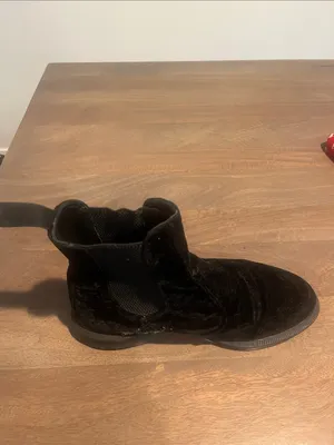 Dr. Martens Black Velvet Chelsea Ankle Booties thumbnail 3