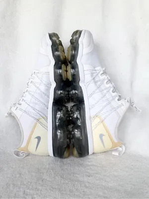Nike Air Vapormax Run Utility White Silver Shoes AQ8811-100 Women's Size 8 thumbnail 6