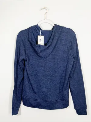 NWT Peter Millar Peter Millar Women's Navy Maven Full-Zip Hoodie Blue thumbnail 4