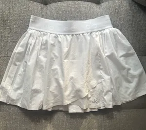 ALO Yoga White Pleated Skirt thumbnail 1