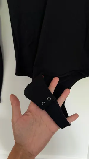 Abercrombie Soft AF Black Long Sleeve Bodysuit thumbnail 4