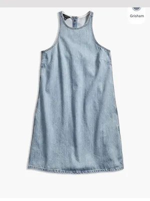 Lucky Brand Snap Back Denim Dress size small thumbnail 2