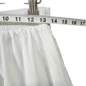 Moon River Eyelet Midi Skirt M White Cotton Floral Embroidery Feminine Boho Chic thumbnail 6