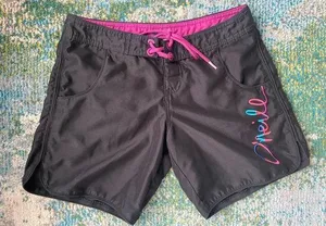 O’Neill pink logo swim board shorts, size XS thumbnail 1