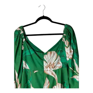 MISA Los Angeles Dress‎ Women Medium Green Cartagena Floral Cutout Nina Mini thumbnail 7
