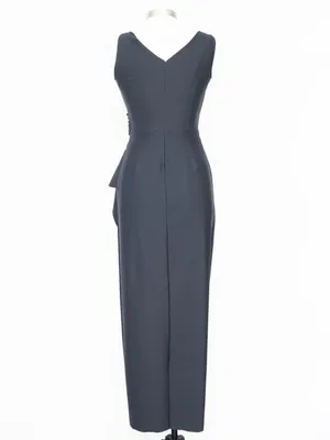 Alex Evenings - Navy‎ Draped Formal Evening Gown thumbnail 3