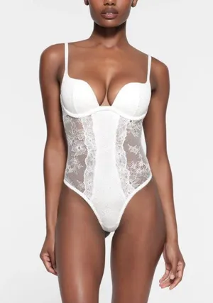 SKIMS Lace Bodysuit XS thumbnail 1