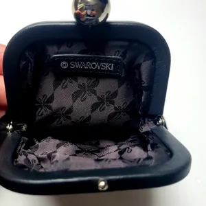 Swarovski black Monroe frame coin purse thumbnail 4