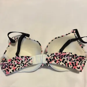 Victoria's Secret Pink and Black Leopard Print Bra thumbnail 2