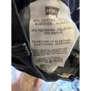 Levi's 512 Bootcut Jeans Perfectly Slimming Dark Wash Denim Size 14 Stretch‎ thumbnail 6