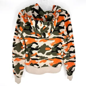 Reflex Camo Full Zip Hoodie Green‎ Tan Blaze Orange Size Medium thumbnail 4