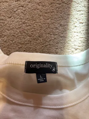 Lucky 8 Ball Graphic Tee White Size L thumbnail 2