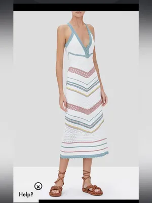 Nwot Alexis Allia Knit Dress was $396 crochet boho party revolve summer maxi thumbnail 4
