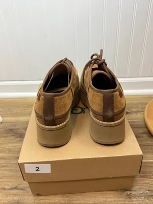 UGG Women's Cityfunc Chestnut Lace-Up Platform Shoes - Size - 9.5 thumbnail 8