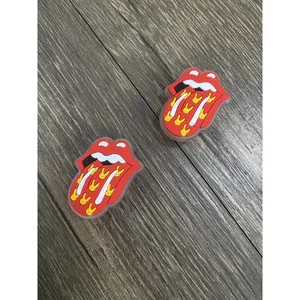 Bad Bunny Glow In Dark Shoe Charms For Crocs Bracelet - 2 Pieces (Variation 7) thumbnail 1