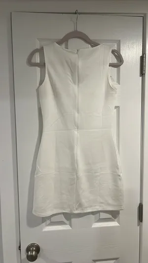 white mini dress thumbnail 2