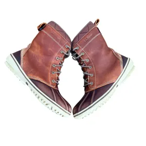LL Bean‎ Tek 2.5 Leather Duck Boots Brown Waterproof Lace Up Women SiE 7.5 thumbnail 3