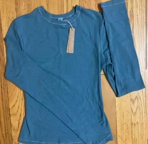 SKIMS Cotton Jersey Long Sleeve T-Shirt XS thumbnail 3