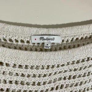 Madewell Ruffled Crochet Sweater Tank thumbnail 5
