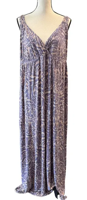 CAbi Women’s Abstract Print Sleeveless Maxi Dress Size XL thumbnail 1