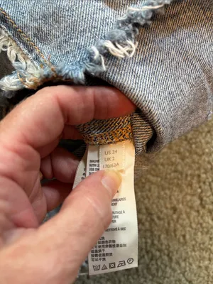 We The Free Light Blue Button Fly Distressed Denim Mini Skirt thumbnail 8