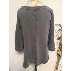 Free People Beach Venice Crewneck Tee In Black Sz‎ XS With Pockets Dress thumbnail 3