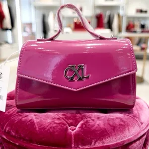 CXL by Christian Lacroix Laine Matte Patent Crossbody Pink NWT SummerStyle thumbnail 3