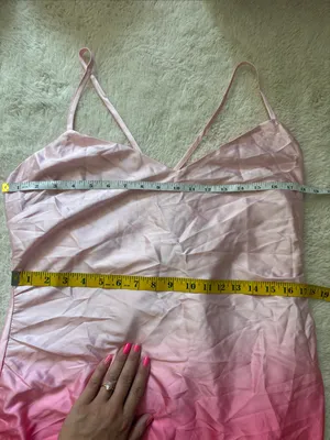 Lulus Dela Light Pink Ombre Satin Mini Dress Size XL NWT Party Sexy Glam Wedding thumbnail 7