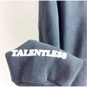 DRAFT Talentless Vote Hoodie Black 100% Cotton Fleece Graphic Pullover XS thumbnail 5