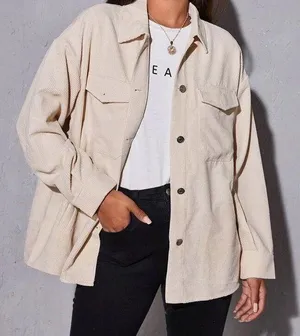 SheIn Courdroy Shacket thumbnail 1