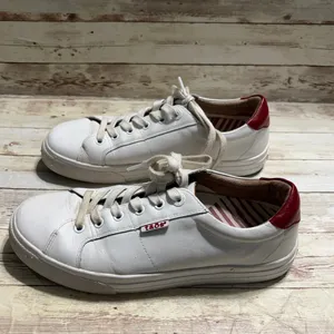 Taos Heart & Soul Lux Women's Sneakers Size 9 White Leather Casual thumbnail 4