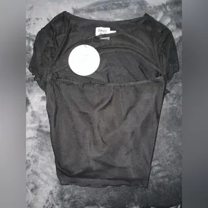 Princess Polly Dobelle Top in Black Size 10 New with tag thumbnail 11