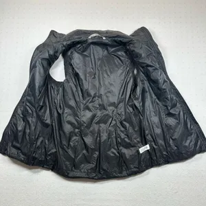 Athleta Women’s Black Goose Down Puffer Vest Size S Full Zip Quilted thumbnail 3