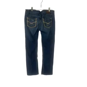 BKE Women's Size 28 Sabrina Western Medium‎ Wash Capri Jeans thumbnail 6
