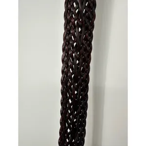 Rolfs Braided Belt Womens‎ Large Brown Faux Leather Woven Boho Classic Casual thumbnail 7