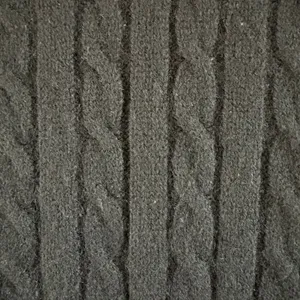 Lauren Ralph Lauren Black 100% Cashmere Cable Knit Shawl Collar Sweater XS thumbnail 5