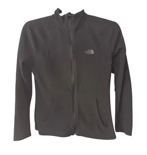 The North Face‎ Dark Jacket Women's Medium Fleece Fitted thumbnail 1