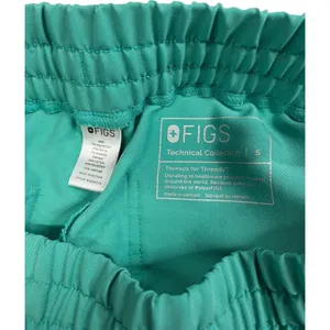 Figs Joggers Scrub Pants Women Small Green High Waist Zamora Technical Utility thumbnail 3