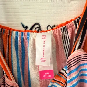 Colorful Striped Romper thumbnail 3