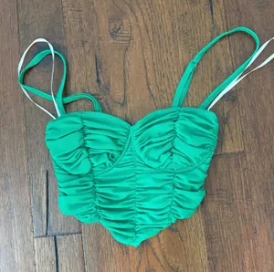 Princess Polly Green Top thumbnail 1