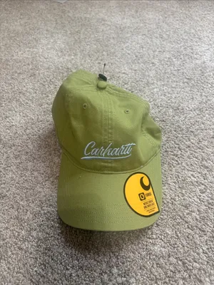 Carhartt One Size Fits Most Green Baseball Hat New With Tags thumbnail 5